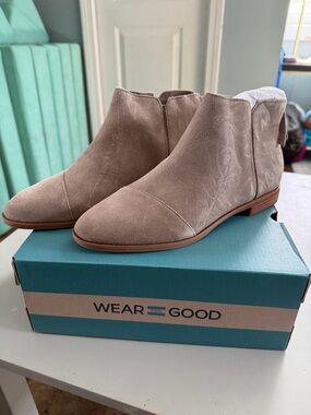 TOMS Rylie Dune Suede Booties